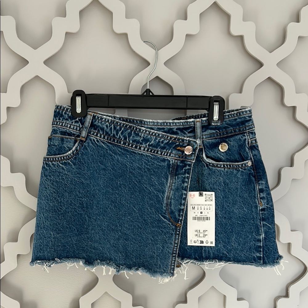 Denim Mini Skirt